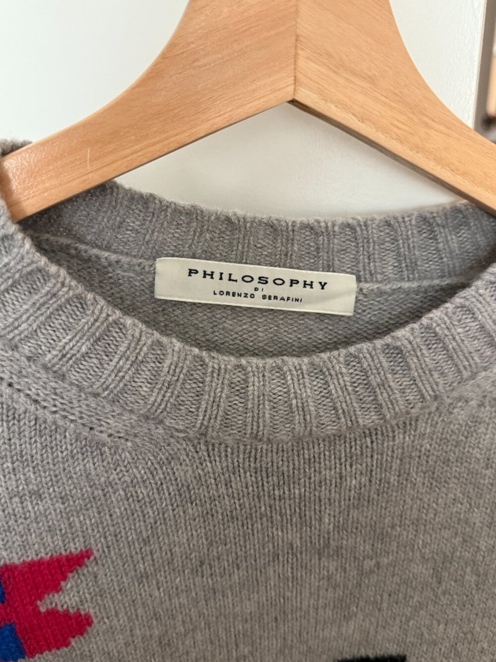 Philosophy Di Lorenzo Serafini Wool Horses Sweater - Picture 3 of 4